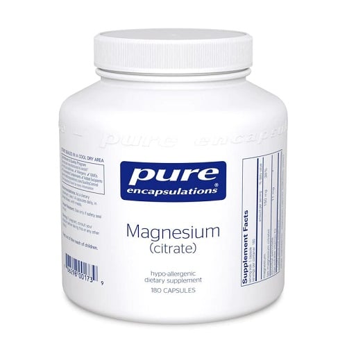 Best Magnesium Supplement - Pure Encapsulations® Magnesium (Citrate) Review