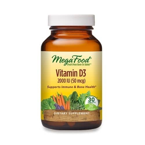 Best Vitamin D Supplement - MegaFood® Vitamin D3 2000 IU (50 mcg) Review