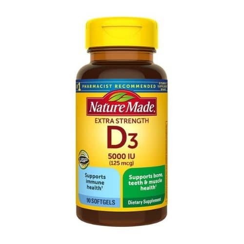 Best Vitamin D Supplement - Nature Made® Vitamin D3 Extra Strength 5000 IU (125 mcg) Review