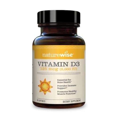 Best Vitamin D Supplement - NatureWise® Vitamin D3 125 mcg (5,000 IU) Review