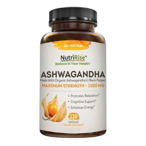 NutriRise Ashwagandha Root 1,300 mg
